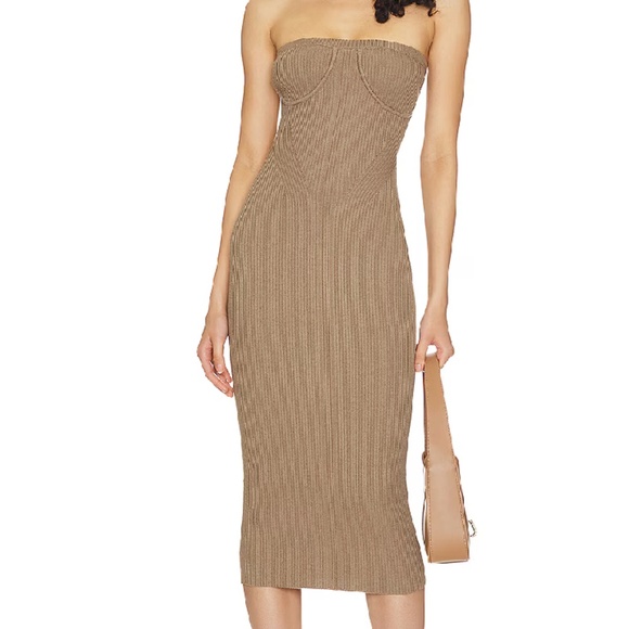 Camila Coelho Dresses & Skirts - REVOLVE - CAMILA COELHO - EBRILL STRAPLESS KNIT DRESS